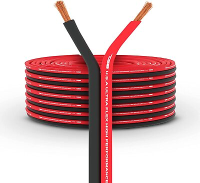#ad DS18 SW 16GA 100RB 16 GA Ultra Flex Speaker Wire Red and Black 100 Ft $14.95
