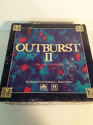 #ad OUTBURST II Board Game 1991 Second Edition Complete Hersch amp; Co. Family Fun $16.00