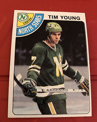 #ad 1978 79 TOPPS # 138 TIM YOUNG NORTH STARS HOCKEY CARD $10.00