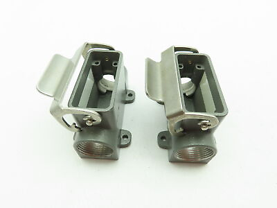 #ad GW Connect 16B Box Mount Base Aluminum Connector Side Entry M25 LOT OF 2 $34.99