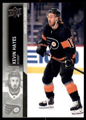 #ad 2021 22 UD Series 1 Base French #136 Kevin Hayes Philadelphia Flyers $1.74