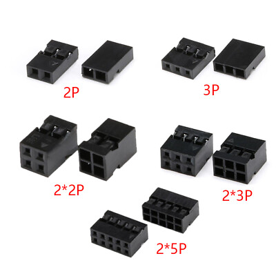 #ad DuPont 2.0mm Connector Plug Housing Singleamp;Double Row 2 3Pin 2×2 2*5Pin Shell $53.62