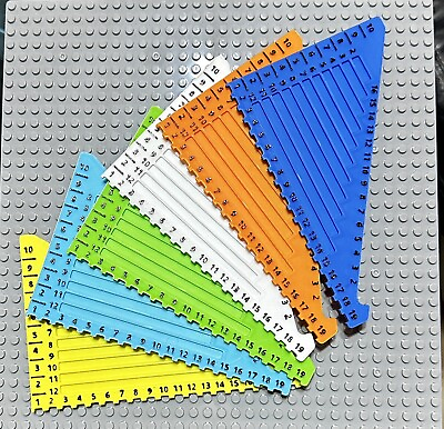 #ad Brick Ruler Triangle Tool Measures LEGO parts 3D PRINTED *Message For Color** $10.99