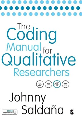 #ad The Coding Manual for Qualitative Researchers by Johnny Saldaña 2021 Trade... $30.50