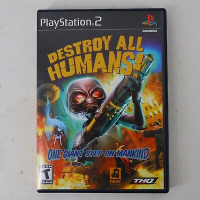#ad Destroy All Humans Playstation 2 Complete in Box $8.00