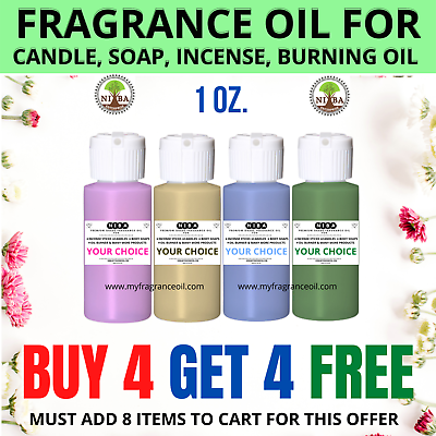 #ad Fragrance Oil For DIY Candle Soap Burning Oil Incense Lotion Cream Making 1oz. $6.95