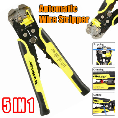 #ad Self Adjusting Auto Wire Stripper Cutter Stripping Crimper Pliers Terminal Tool $13.29