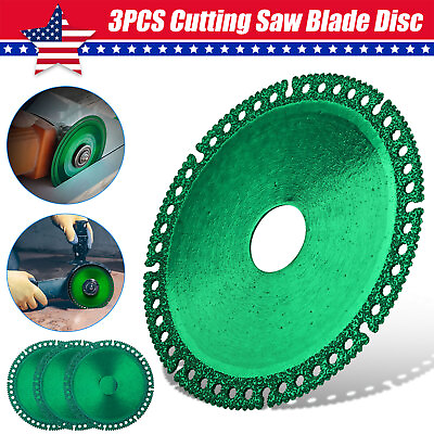#ad 3PCS Multifunctional Cutting Disc Grinder Wheel Saw Blade Porcelain Tile Turbo $13.48