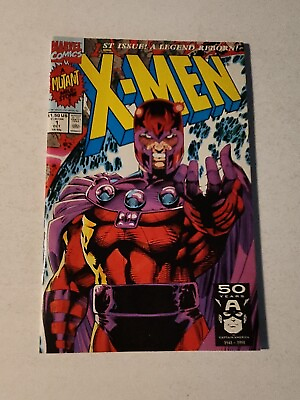 #ad X Men #1 Cover D Magneto 1991 Marvel Comics Jim Lee art High Grade Unread $12.99