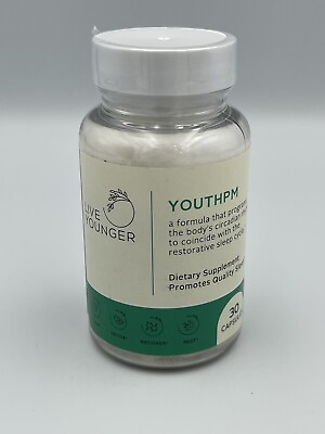 #ad Live Younger YOUTHPM 30 Capsules. Sleep aid Expires 05 24 $11.99