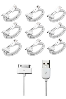 #ad 10 x 3FT USB Charging Data Sync Cable Cord Fits iPod Touch iPhone 4S 4G 3GS iPad $13.19