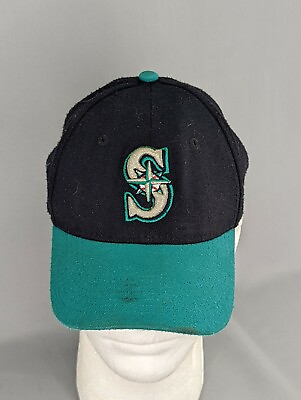 #ad Seattle Mariners New Era 39Thirty Child Youth Stretch Fit Baseball Hat Cap $9.49