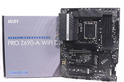 #ad MSI PRO Z690 A WIFI DDR4 ATX Motherboard LGA 1700 DDR4 $99.59