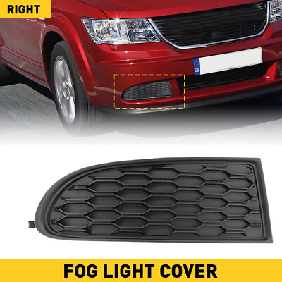 #ad Car Front Bumper Fog Light Cover Right Passenger For 2011 2020 Dodge Journey $13.99