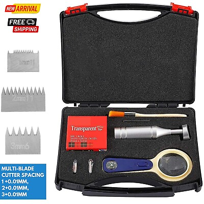 #ad Cross Hatch Adhesion Paint Tester Cross Cut Tester Kit Multi blades 1mm 2mm 3mm $78.19