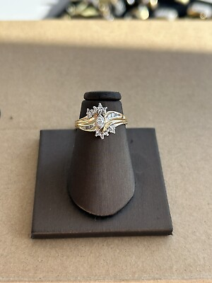 #ad Beautiful 10k gold ring .25k diamonds engagement ring. $499.00