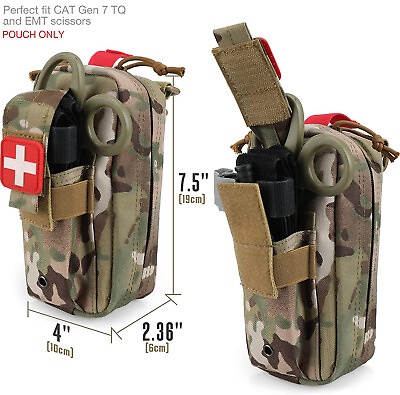 #ad Tactical Molle First Aid Pouch IFAK Medical Pouch Emergency EMT Med Trauma Kit $9.89