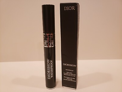 #ad Dior Diorshow Waterproof Mascara #090 Noir Black 0.39 oz NIB $22.99