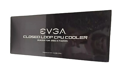 #ad EVGA Closed Loop CPU Cooler Radiator 280 x 140mm Intel AMD 400 HY CL28 V1 Sealed $85.00