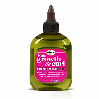 #ad Difeel Growth amp; Curl Biotin Premium Hair Oil 7.1 oz. $10.99