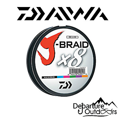 #ad Daiwa J Braid X8 Braided Fishing Line 330 Yards 300 M Multi Color Line $27.58