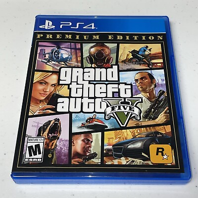 #ad Grand Theft Auto V: Premium Edition Sony PlayStation 4 GTA5 PS4 $14.95