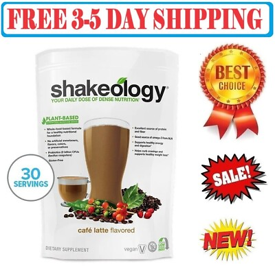 #ad Shakeology Café Latte Plant Based Vegan Shakeology 30 Servings Bag NEW SALE OFF $109.99