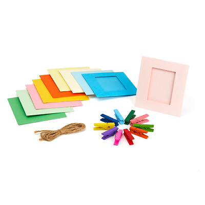 #ad Hanging Paper Photo Frames for Mini Film Assorted Colors $5.10