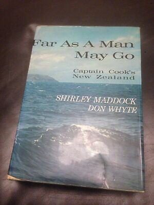 #ad Far As a Man May Go : Captain Cooks New Ze Maddock Shirley Hardcover ... $41.94