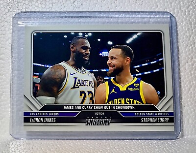 #ad Lebron James Stephen Curry 2023 24 Panini NBA #296 Basketball Card 1 of 1401 $17.75