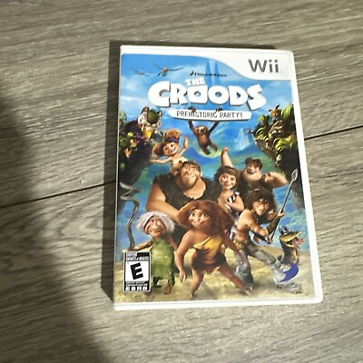 #ad The Croods Prehistoric Party Nintendo Wii 2013 Complete CIB Rental $3.39