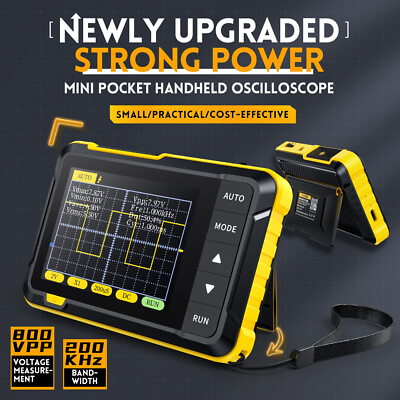 #ad FNIRSI DSO152 Handheld Oscilloscope 200KHz 2.5MS s Digital Oscilloscope W4U7 $26.99