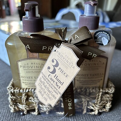#ad La Bella Provincia Body Collection Gift Set Honey Vanilla Hand Wash amp; Lotion $20.00