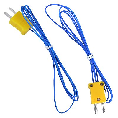 #ad Pack of 2 K Temperature Probe Sensor Mini Connector Thermocouple（Temperature ... $13.31