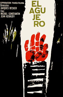 #ad 4229.El agujero.red hand.french italian.Movie.POSTER.Decoration.Fine Graphic Art $56.00