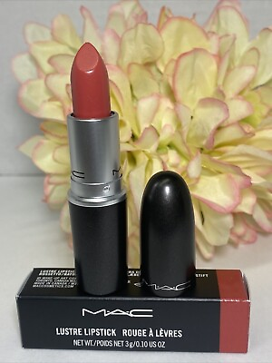 #ad MAC Lustre Lipstick 520 SEE SHEER FULL SIZE New In Box Authentic Fast Free $11.99
