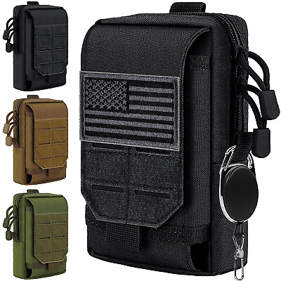 #ad Tactical Molle EDC Pouch Cellphone Pouch Holder Utility Gadget Organizer Bag US $11.98