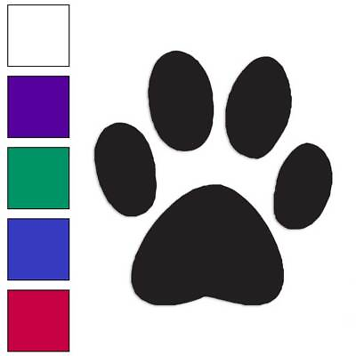 #ad Dog Paw Print Vinyl Decal Sticker Multiple Colors amp; Sizes #212 $4.95