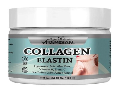 #ad Collagen amp; Elastin Cream Daily Repair Face Colageno Elastina Skin Control $12.25