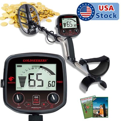 #ad PRO Metal Detector Hunter 11quot; IP68 Waterproof Coil w Notch 5 Mode Gold Finder $281.99