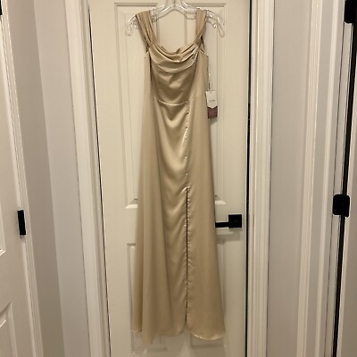 #ad STACEES Formal Occasion Champagne Dress Beautiful New With Tags Size 4. $99.99