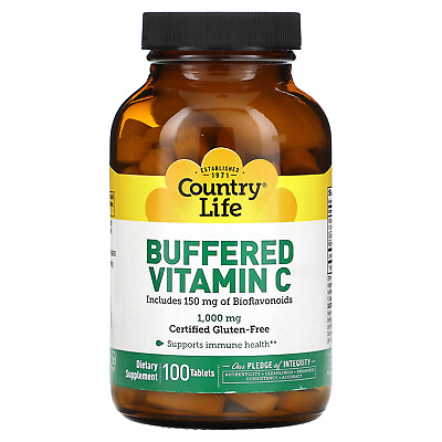 #ad Buffered Vitamin C 1000 mg 100 Tablets $15.29