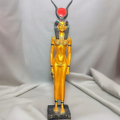 #ad RARE ANCIENT EGYPTIAN ANTIQUITIES Statue Large Of Goddess Hathor Pharaonic Rare $209.00