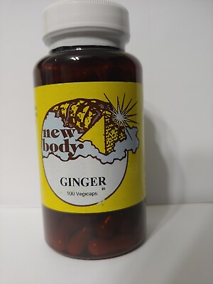 #ad New Body Ginger 100 Vegicaps contains no fillers binders or additives $28.29