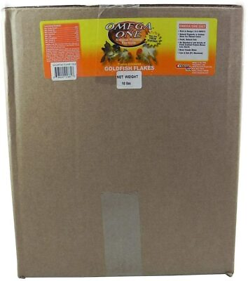 #ad 10 lbs OMEGA ONE Goldfish Flakes Food Free 12 Type Pellet Mix amp; Wafers Included $179.99