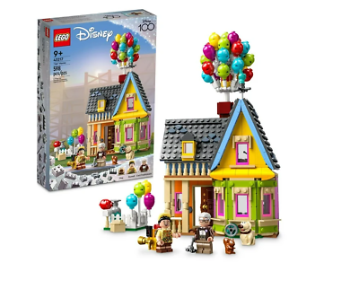 #ad LEGO Disney and Pixar ‘Up’ House 43217 Disney 100 Celebration Building Toy Set $33.99