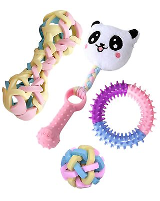 #ad Puppy Toys or Small Medium Dogs 4 Pack Chew Toy for Puppies Pet Teething Toy ... $14.95