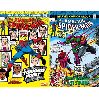 #ad Amazing Spider Man #121 #122 Facsimile Edition Set $7.99