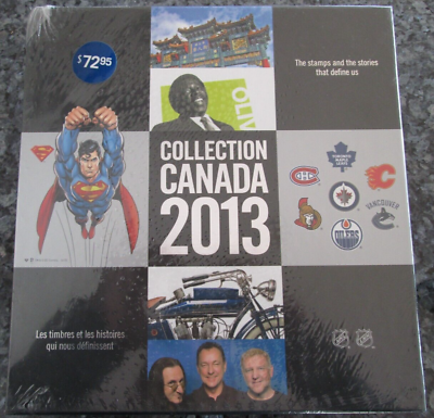 #ad Canada 2013 Year Book w A full set of Canada Post’s 2013 stamps set UNOPEN C $110.00