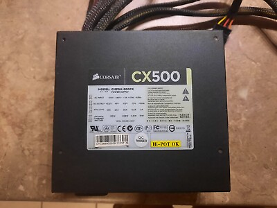 #ad Corsair CX500 Desktop Power Supply PSU CMPSU 500CX 500W $24.99
